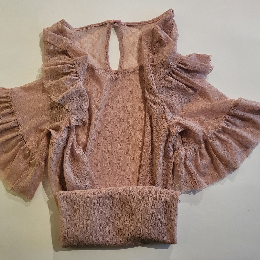 Pink Top with Ruffles - Picture 6 of 6